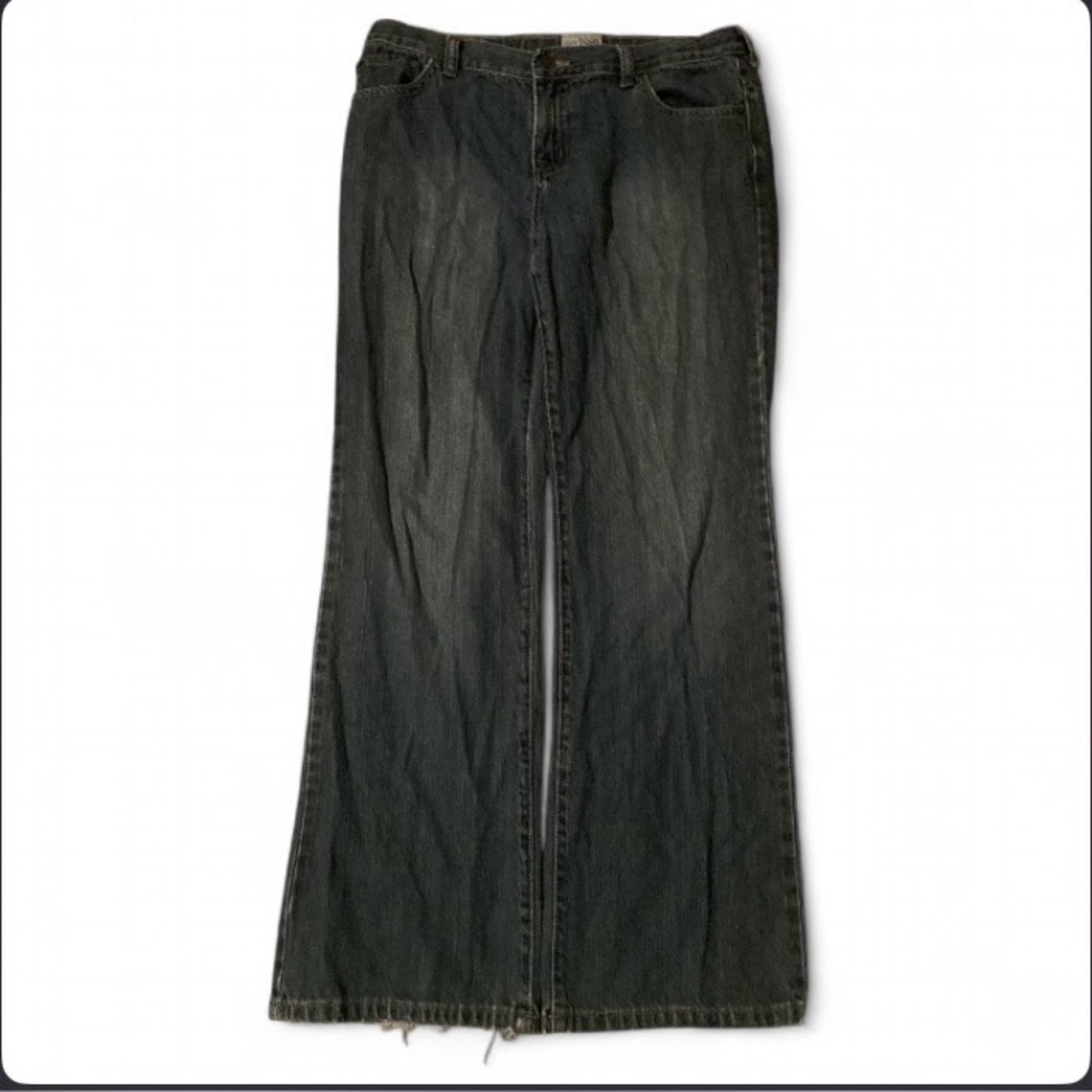 The Place dark wash bootcut jeans